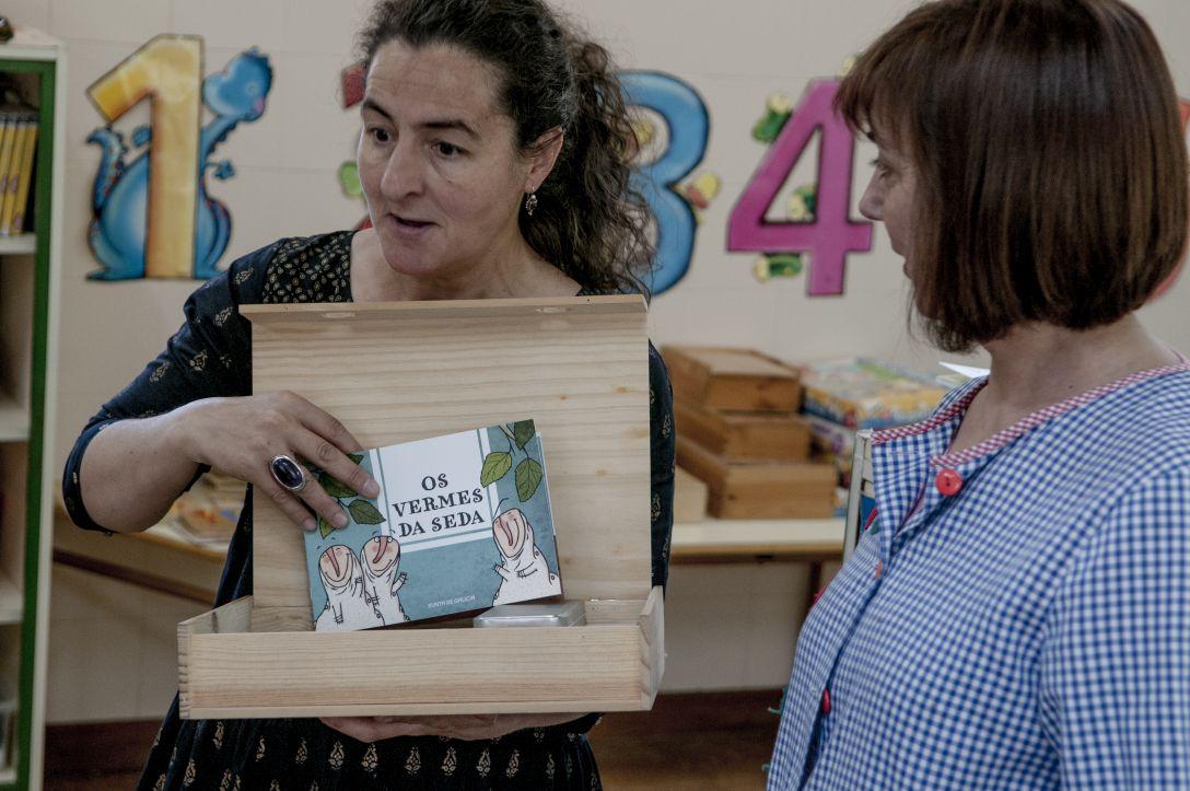 enredando. artesanía na escola